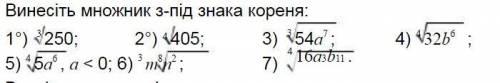 Алгебра 10ый класс Вынесите множитель из под знака корня. За спам в ответах -- кидаю жалобу Заранее