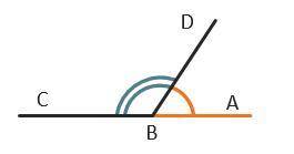 Угол АВС ― развернутый. Луч BD делит его на 2 угла так, что угол ABDв 3 раза меньше угла DBC. Найдит