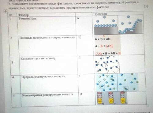 установить соответсвия​