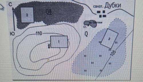 недалеко от санатория Дубки выбирают территорию для футбольного поля. Какой участок наиболее подходи