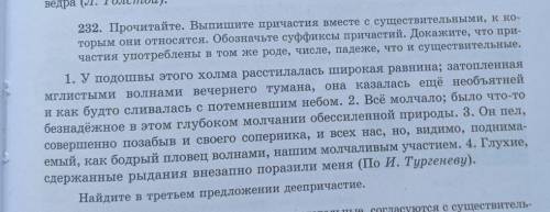 нужно из текста выписать деепричастие вместе с существительными , к которым они относятся​