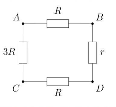 Четыре резистора На рисунке изображена электрическая цепь из четырёх резисторов. Если подключить иде