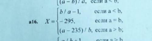 Вычислить заданное выражение для целых (INTEGER) чисел a,b, используя оператор IF. Результат X вещес