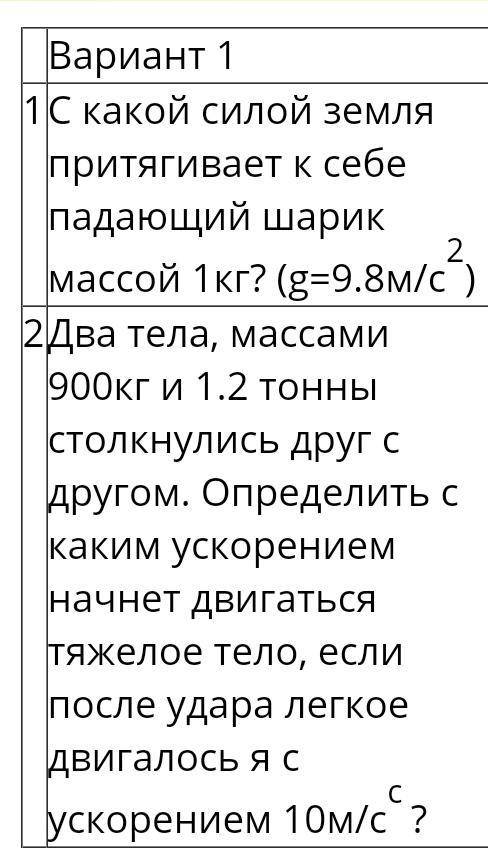 с ФИЗИКОЙ, ЭТО Если будет удобнее задания написаны и в виде фото . 1С какой силой земля притягивает