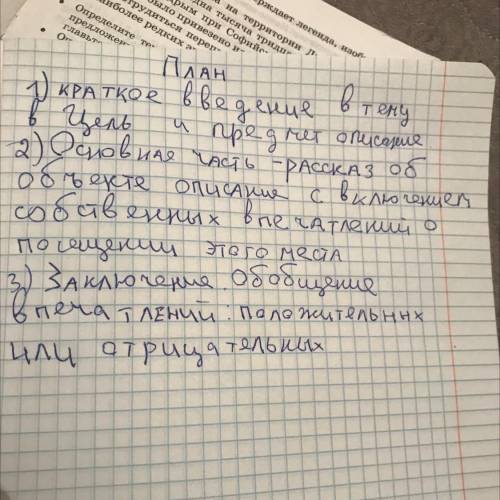 написать сочинение-ОПИСАНИЕ ПО ПЛАНУ на тему «общий вид местности». С интернета не ищите. Напишите с