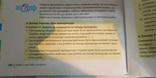 Прокоментуйте вимоги щодо, що висувають до зазначених посад. Чи додали б ви до цих вимог щось від се