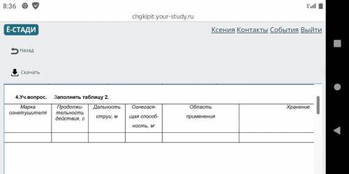 заполнить 2 таблицу и всё