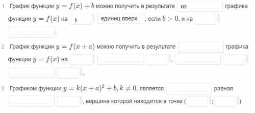 График функции y=f(x)+b