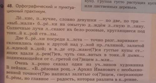 Надо вставить буквы , первый абзац не обязательно, я его написала​