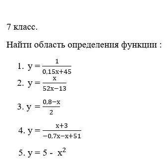 Найти область определения функции p. s. решите и объясните как это всё делать​