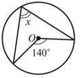 Знайдіть градусну міру кута x.60°70°140°60°