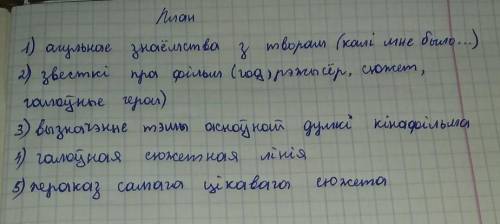 с сочинение на тему мой любимый фильм(один дома)по этому плану (если не знаете не пишите)​