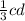 \frac{1}{3} cd