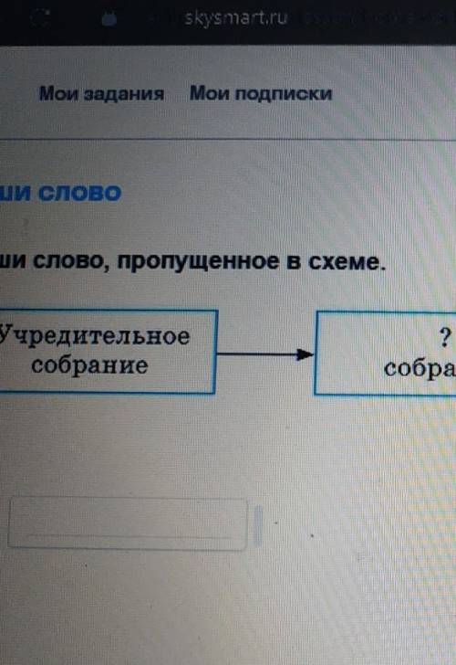 Запиши слово пропущенное в схеме учредительное собрание-> ? собрание ->национальный конвент​