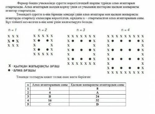 Предположим, что фермер решил постепенно увеличивать число рядов яблонь на своем участке. Что при эт