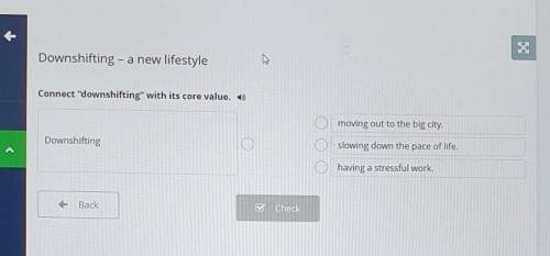 Downshifting - a new lifestyle Connect downshifting with its core value. )moving out to the big ci