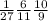 \frac{1}{27} \frac{6}{11} \frac{ 10}{9}