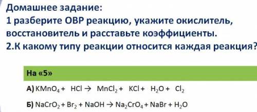 пожайлуста описать ОВР, подробнее