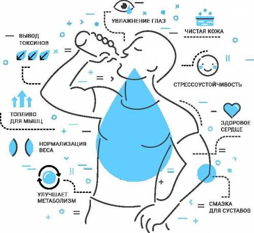 Какая часть тела полезна для воды? ​