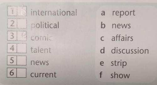 4* a) Match the two columns to form phrases​