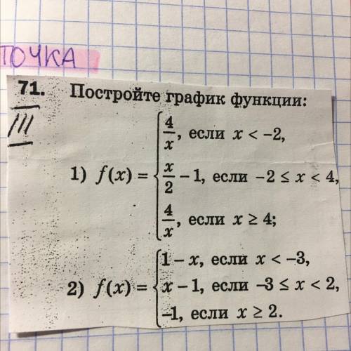 71. Постройте график функции.