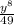 \frac{y^{8}}{49}