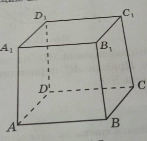 В кубе ABCDA1B1C1D1 (рис 15.7) изобразите ортогональную проекцию на плоскость АСС1 отрезка : а) BB1