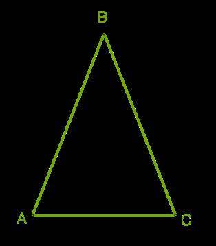 ΔABC — равнобедренный, AB=BC, ∡A+∡C= 142°. Определи величину∡A. 1. Назови равные углы в этом треугол