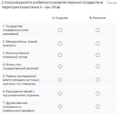 Назовите государства 10 – 13 вв А) Карлукский каганат В) Государство Караханидов С) Государство огу