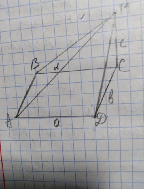 прямая АМ перпендикулярна к плоскости прямоугольника abcd со сторонами a и b CM=c Найти MD MA MB