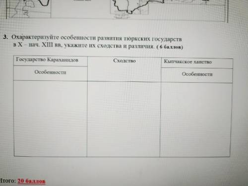 3. Охарактеризуйте особенности развития тюркских государств в X – нач. XІІІ вв, укажите их сходства