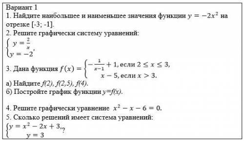 класс, контрольная работа