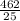 \frac{462}{25}