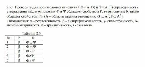 Дискретная математика, вариант номер №5