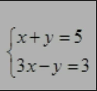 Решите систему уравнений графическим чему равен х?(введите число) *​