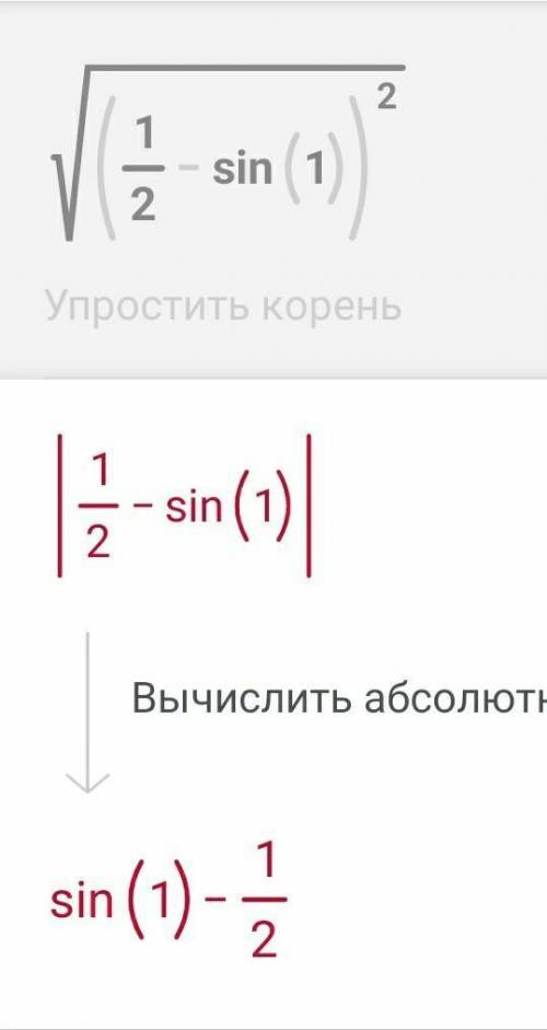 Объясните этот момент: Как бы понятно, что когда вычисляем корень из квадратного выражения, то прост