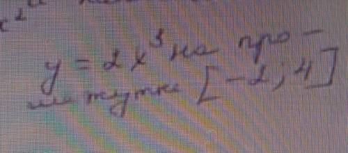 Y=2x^3 на промежутке [-2;4] ХЕЛП ПЛИЩ Я БОЮСЬ СМЕРТИ ОТ УЧИТЕЛЯ ПЛЗ КОМУ НЕ СЛОЖНО​