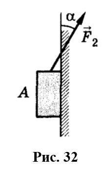 Магнит A массой m=5кг притягивается к стенке с силой F1=5H. Если к магниту приложить ещё силу F2=20H