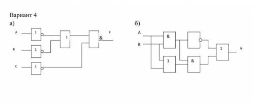 Записать логическую функцию, описывающие состояние логической схемы. Составить таблицу истинности. ​