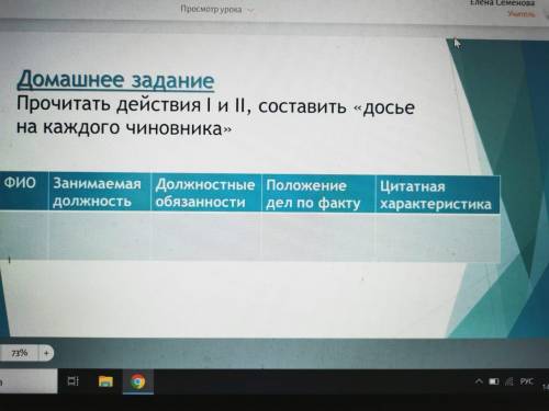 Прочитать действие 1 и 2 и заполнить досье на каждого чиновника СДЕЛАЙТЕ