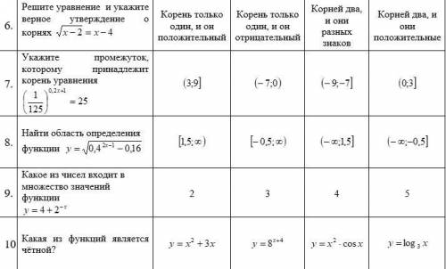 решить хотя бы 6-5 заданий. Желательно с подробным решением