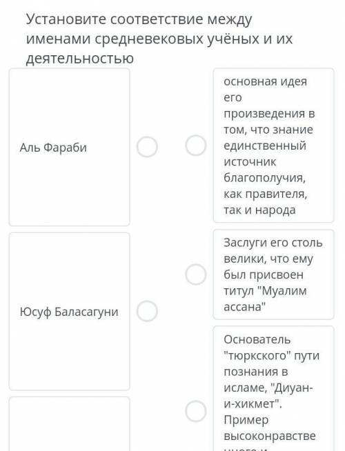 Установите соответствие между именами средневековых ученых и их деятельность​