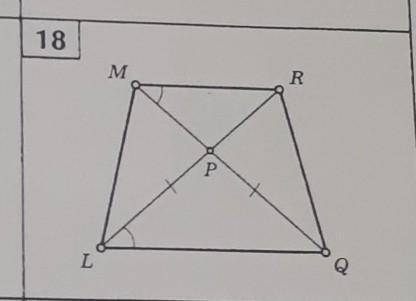 Докажите , что прямые ML и RQ параллельны ​