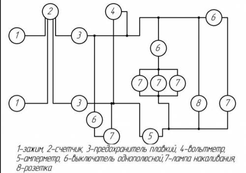 Практическая по инженерной графике Схема