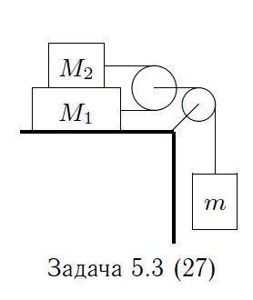 Здравствуйте! Необходимо найти ускорение груза массой m (рисунок приложен). Я сначала думал заменить