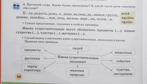 3 класс русский язык нужно выполнить все что на фото это одно задание )​