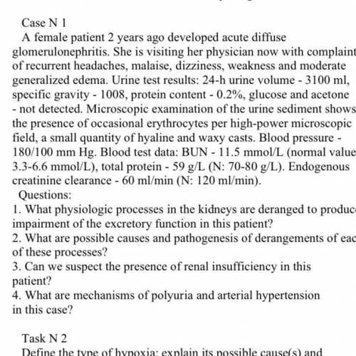 Can somebody help me with patho physiology