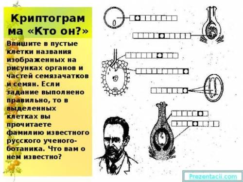 Криптограмма по биологии!