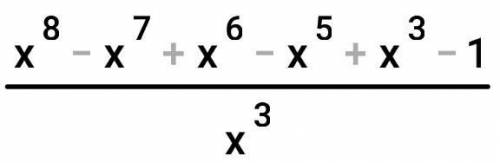 X⁵-x⁴+x³-x²+x-1;x³-x+1​