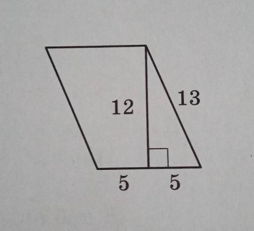 Найдите площадь параллелограмма, изображенного на риснуке​